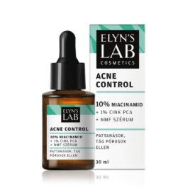 Elyns Lab Acne Control 10% Niacinamid + 1% Cink PCA + NMF szérum zsíros, pattanásos bőrre