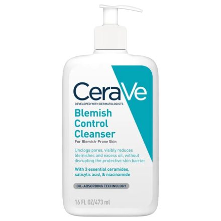 CeraVe Blemish Control Arctisztító Gél Pattanásos Bőrre
