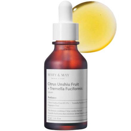 Mary&May Citrus Unshiu+Tremella Bőrvilágosító Szérum