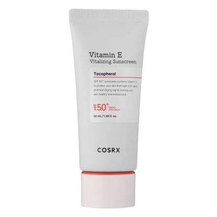 COSRX Vitamin E SPF 50+ Fényvédő Krém