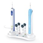Electric Toothbrush + 4 Spare Head Holder Frame